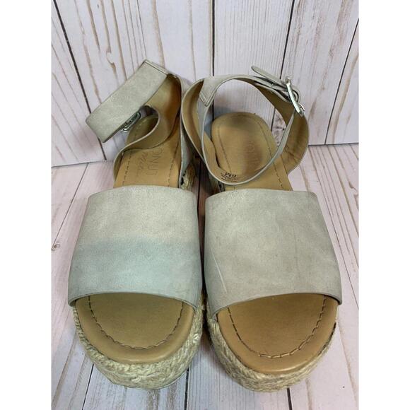 Coconuts by Matisse Wedge Ankle Strap Sandals‎ Topic Gray 6M - Picture 5 of 8